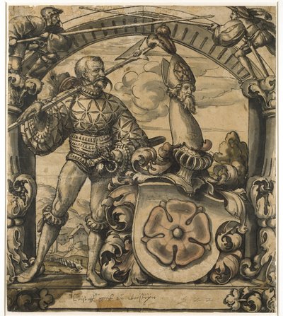 Design for an Heraldic Panel of Stained Glass by Hans Holbein der Jüngere