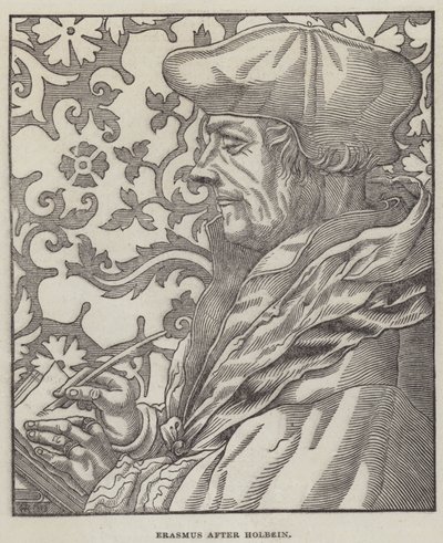Erasmus by Hans Holbein der Jüngere