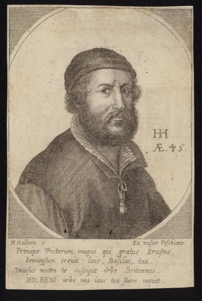 Hans Holbein self portrait by Hans Holbein der Jüngere