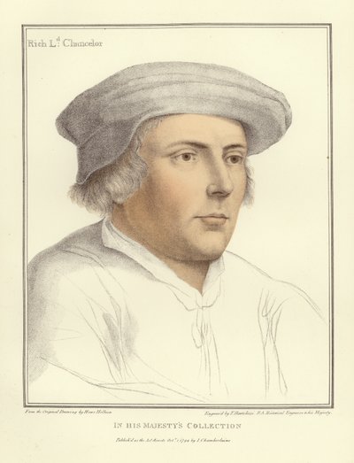 Lord Rich, Lord Chancellor by Hans Holbein der Jüngere