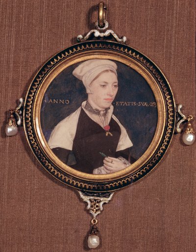 Miniature Portrait of Jane Small, formerly known as Mrs. Robert Pemberton, c.1540 by Hans Holbein der Jüngere
