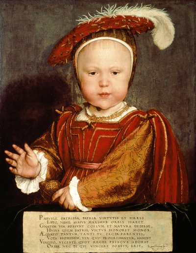 Portrait of Edward VI as a Child by Hans Holbein der Jüngere