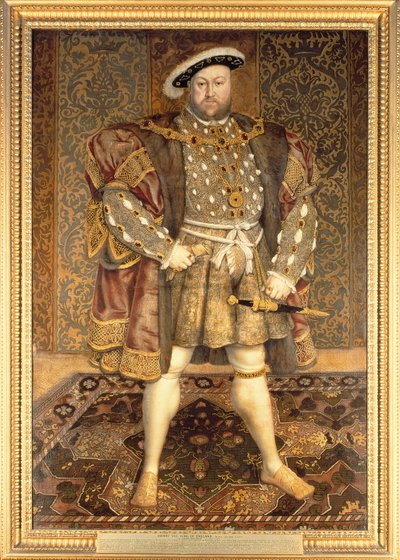 Portrait of Henry VIII by Hans Holbein der Jüngere