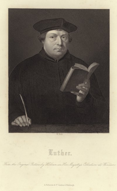 Portrait of Martin Luther by Hans Holbein der Jüngere