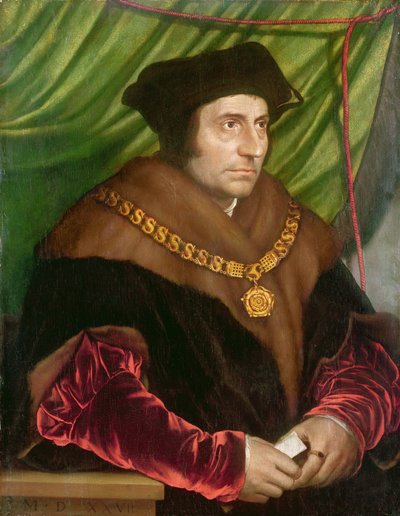 Portrait of Sir Thomas More (1478-1535) by Hans Holbein der Jüngere
