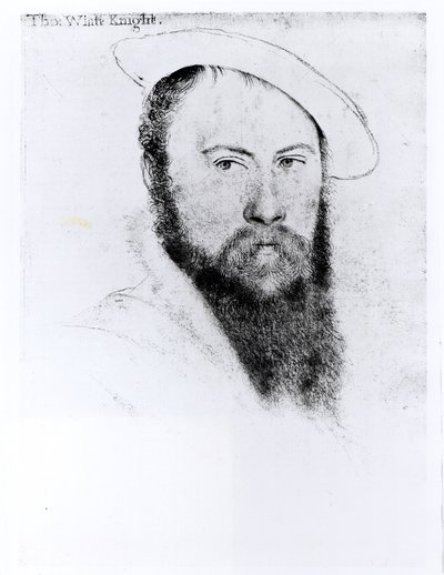 Portrait of Sir Thomas Wyatt the Younger by Hans Holbein der Jüngere
