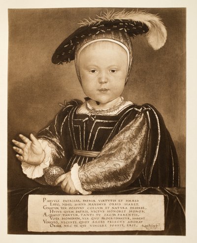 Prince Edward, Later King Edward VI by Hans Holbein der Jüngere