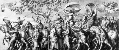 The Triumph of Riches, drawn by Jan de Bisschop, c.1650 by Hans Holbein der Jüngere