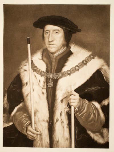Thomas Howard, 3rd Duke of Norfolk, pub. 1902 by Hans Holbein der Jüngere