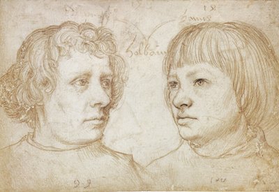 Ambrosius Holbein and Hans Holbein by Hans Holbein the Elder