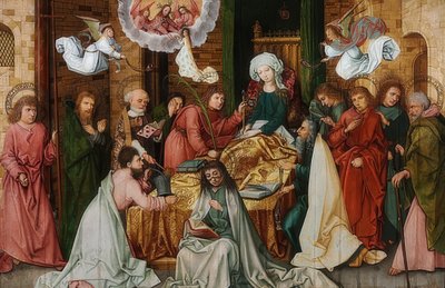 The Death of the Virgin Mary. 1492 by Hans Holbein the Elder