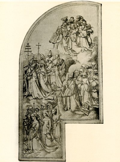Design for an Altarpiece Depicting Saints by Hans Holbein the Elder