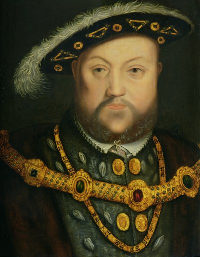 Portrait of Henry VIII in a Jewelled Chain and Fur Robes by Hans Holbein the Elder
