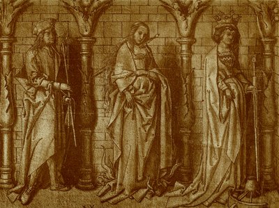 St. Willibald, Lucia, and Katharina by Hans Holbein the Elder