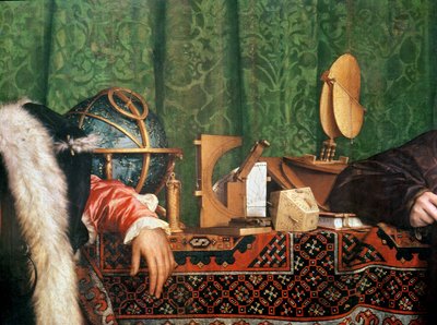 The Ambassadors (detail) by Hans Holbein the Elder