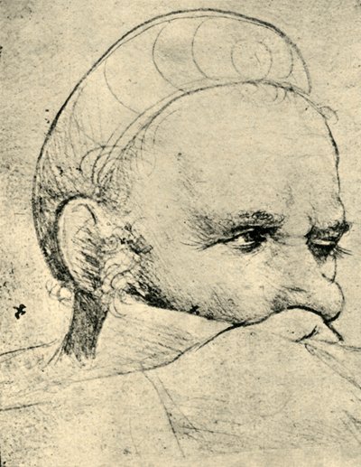 The Head of a Crossbowman Taking Aim, 1514-1515 by Hans Holbein the Elder