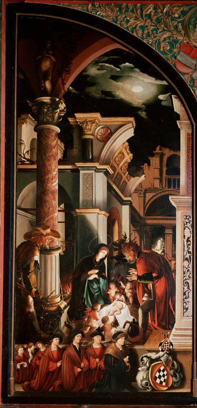 Altarpiece Oberried: The Adoration of Shepherds by Hans Holbein der Jüngere