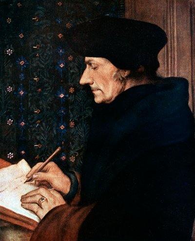Desiderus Erasmus, Dutch Humanist and Scholar by Hans Holbein der Jüngere
