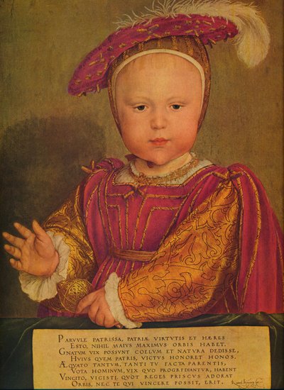 Edward VI as Prince of Wales, c1538 by Hans Holbein der Jüngere