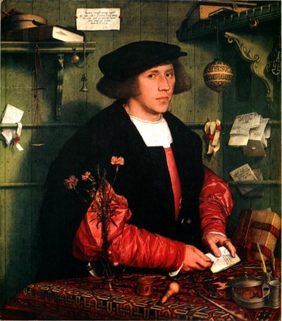 The Merchant Georg Gisze by Hans Holbein the Younger