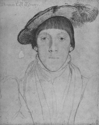 Henry Howard, Earl of Surrey by Hans Holbein der Jüngere