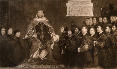 Henry VIII Granting a Charter to the Barbers and Surgeons Guilds, 1541, 1902 by Hans Holbein der Jüngere