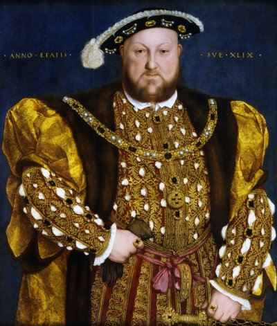 Portrait of Henry VIII of England by Hans Holbein the Younger