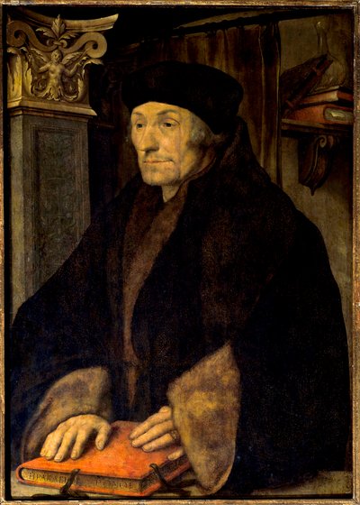Portrait of Erasmus of Rotterdam by Hans Holbein der Jüngere