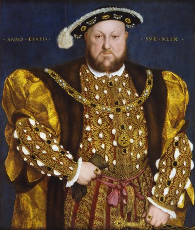 Portrait of King Henry VIII of England by Hans Holbein der Jüngere