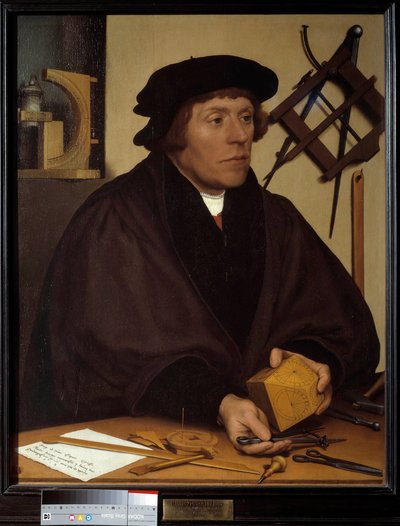 Portrait of Nicolas Kratzer (1487-1550), Astronomer of Henry VIII by Hans Holbein der Jüngere