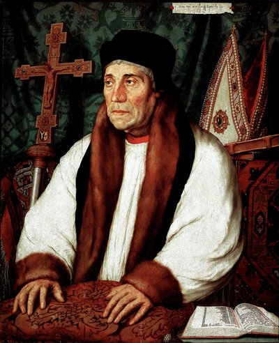 Portrait of William Warham by Hans Holbein the Younger by Hans Holbein der Jüngere