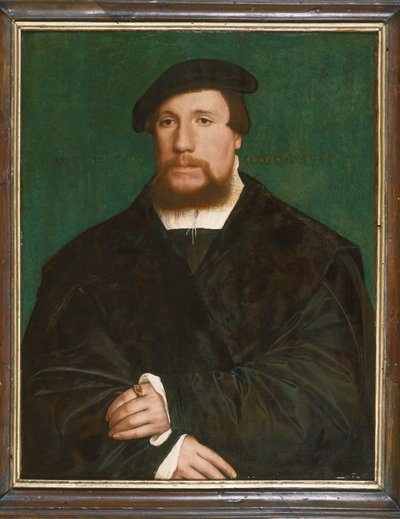 Portrait of a Hanseatic Merchant by Hans Holbein der Jüngere