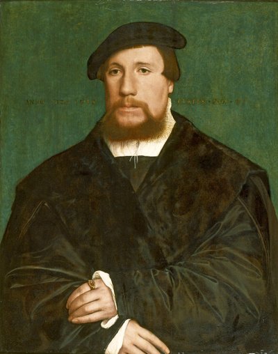 Portrait of a Hanseatic Merchant by Hans Holbein der Jüngere