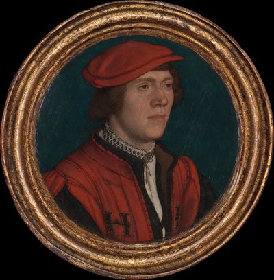 Portrait of a Man in a Red Cap, 1532-35 by Hans Holbein der Jüngere