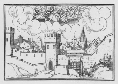 Signs and Tokens Seen at Jerusalem, 2 Maccabees V, 2 by Hans Holbein der Jüngere