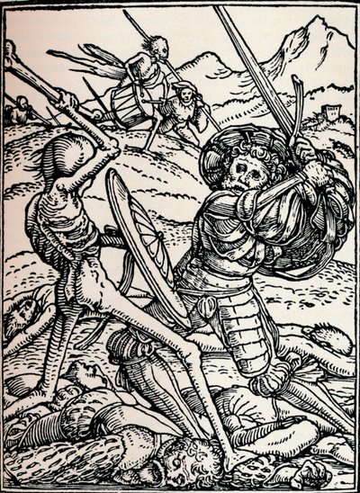 The Knight and Death by Hans Holbein der Jüngere
