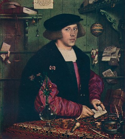 The Merchant Georg Gisze by Hans Holbein der Jüngere