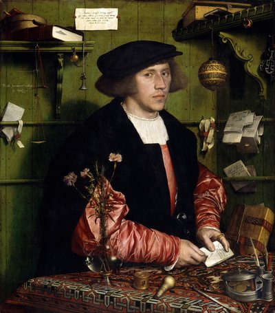 The Merchant George Gisze by Hans Holbein the Younger