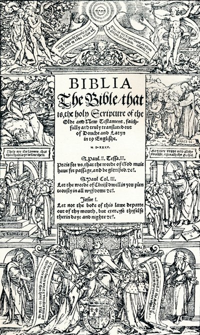 Title-Page of Coverdale