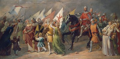 Return of Zurich Soldiers from the Battle of Dattwil by Hans Jakob Oeri