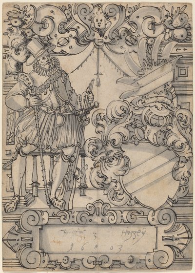 A Donor with a Coat of Arms by Hans Jegli II