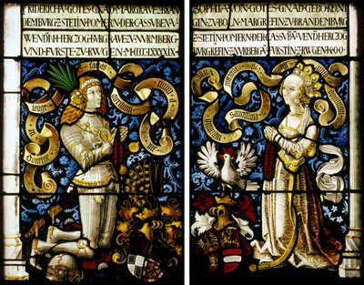 Margrave Frederick of Brandenburg-Ansbach 1460-1536 and his wife Sophia Jagiellon 1464-1512, 149 by Hans Kamberger