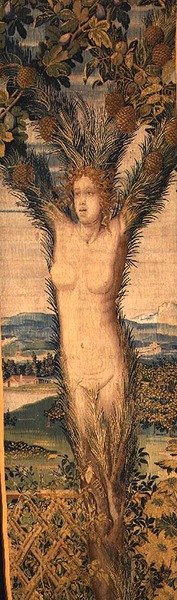 One of a Pair of Tapestries Depicting Daphne and Pitys, Mid-16th Century by Hans Karcher