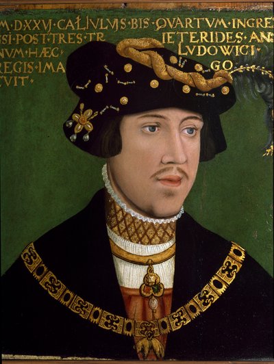 Portrait of Louis II of Hungary (Louis Jagellon) by Hans Krell