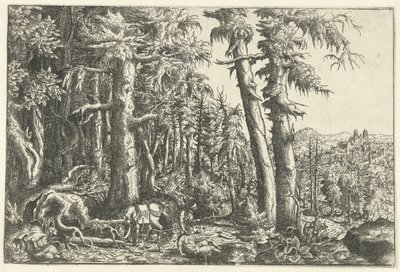 Landscape with Good Samaritan by Hans Lautensack