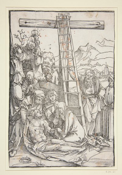 Lamentation of Christ (from the Passion of Christ) by Hans Leonard Schaufelein