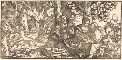 Lot and His Daughters by Hans Leonard Schaufelein