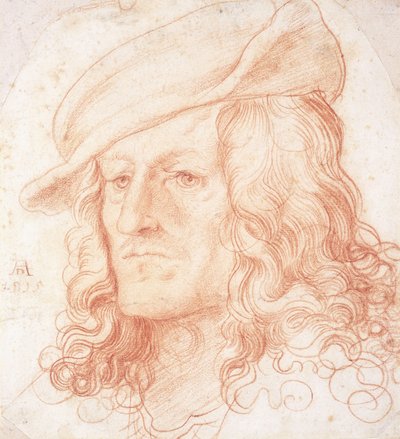 Portrait of a Man, Bust-Length, Wearing a Hat by Hans Leonard Schaufelein