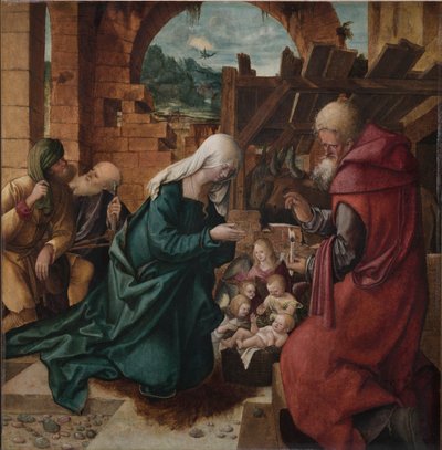 Adoration of the Shepherds, c. 1510 by Hans Leonhard Schäufelein