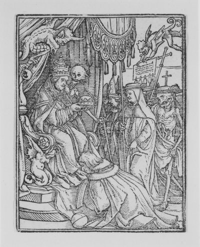 The Pope, from The Dance of Death by Hans Lützelburger